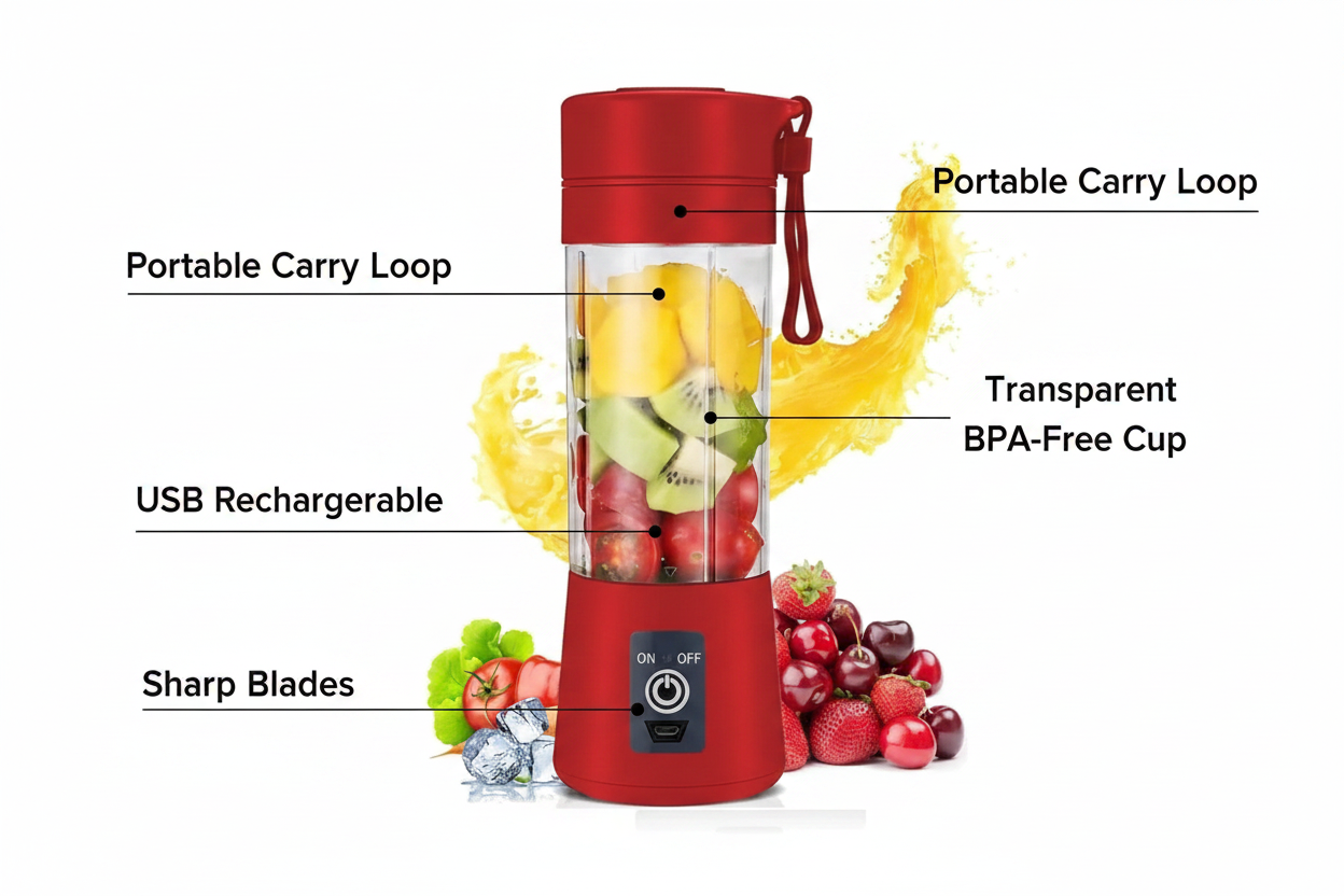 Electric Juicer - Infographic