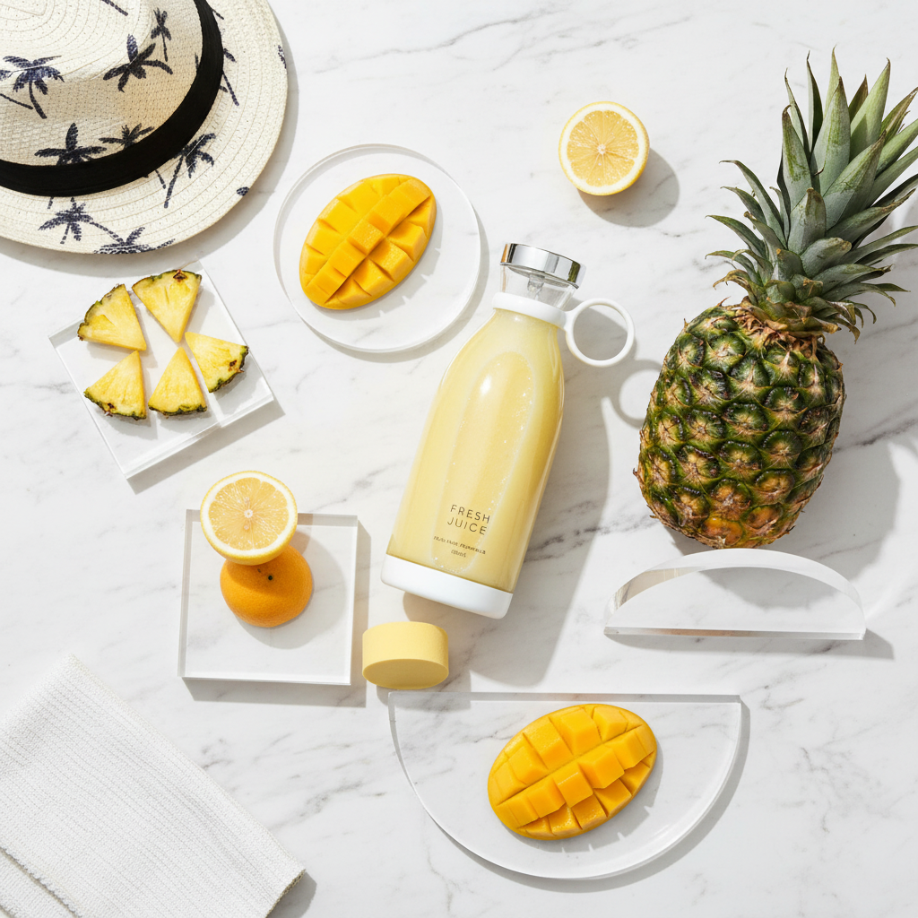 Mini Blender - Flat Lay
